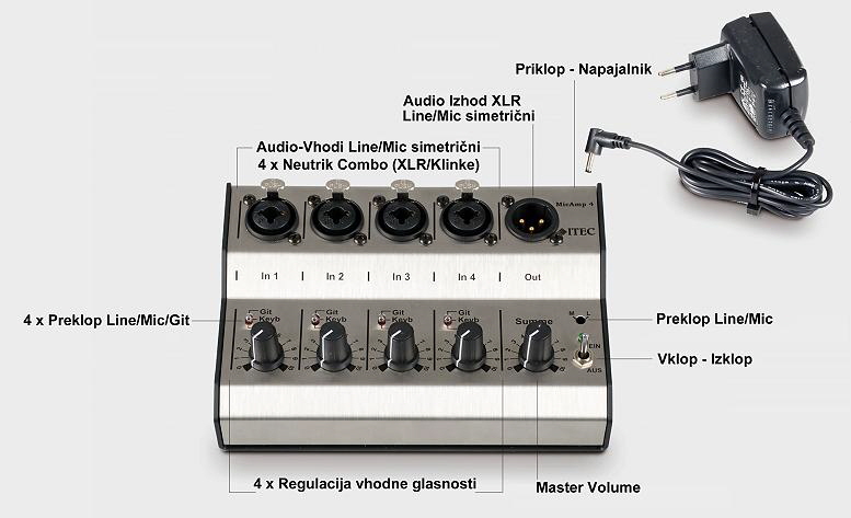 ITEC MIC AMP 4   01   777 X
